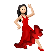 💃🏻 Emoji Mujer Bailando: Tono De Piel Claro en Apple iOS 10.0.