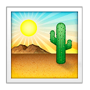 🏜️ Emoji Desierto en Apple iOS 10.0.