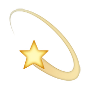 Emoji 💫 Stella Con Scia su Apple iOS 10.0.