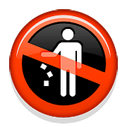 🚯 Emoji Proibido Jogar Lixo No Chão na Apple iOS 10.0.