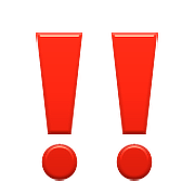 Emoji ‼️ Doppio Punto Esclamativo su Apple iOS 10.0.