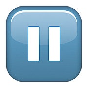 Emoji ⏸️ Pulsante Pausa su Apple iOS 10.0.