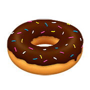 Émoji 🍩 Doughnut sur Apple iOS 10.0.