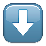 Emoji ⬇️ Freccia Rivolta Verso Il Basso su Apple iOS 10.0.