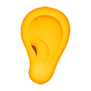 Emoji 👂 Orecchio su Apple iOS 10.0.