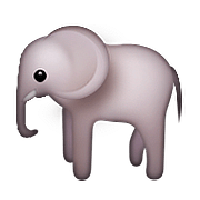 🐘 Emoji Elefante en Apple iOS 10.0.