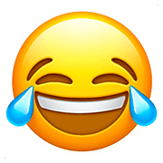 😂 Emoji Cara Llorando De Risa en Apple iOS 10.0.