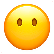Emoji 😶 Faccina Senza Bocca su Apple iOS 10.0.
