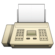 Emoji 📠 Fax su Apple iOS 10.0.