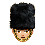 Emoji 💂🏼‍♀️ Guardia Donna: Carnagione Abbastanza Chiara su Apple iOS 10.0.
