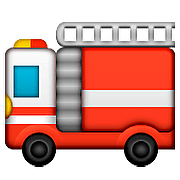Emoji 🚒 Camion Dei Pompieri su Apple iOS 10.0.