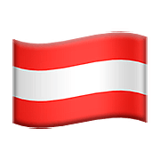 🇦🇹 Emoji Bandera: Austria en Apple iOS 10.0.