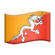 🇧🇹 Emoji Bandera: Bután en Apple iOS 10.0.