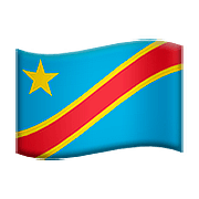 🇨🇩 Emoji Bandeira: Congo-Kinshasa na Apple iOS 10.0.