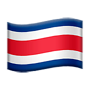 🇨🇷 Emoji Bandera: Costa Rica en Apple iOS 10.0.