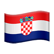 🇭🇷 Emoji Bandera: Croacia en Apple iOS 10.0.