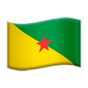 🇬🇫 Emoji Bandera: Guayana Francesa en Apple iOS 10.0.