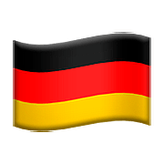 🇩🇪 Emoji Bandera: Alemania en Apple iOS 10.0.