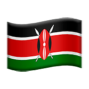 🇰🇪 Emoji Bandera: Kenia en Apple iOS 10.0.