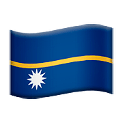 🇳🇷 Emoji Bandera: Nauru en Apple iOS 10.0.