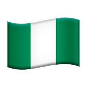 🇳🇬 Emoji Bandeira: Nigéria na Apple iOS 10.0.