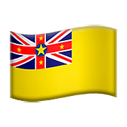 🇳🇺 Emoji Bandera: Niue en Apple iOS 10.0.