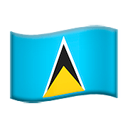 Emoji 🇱🇨 Bandiera: Saint Lucia su Apple iOS 10.0.