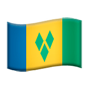 🇻🇨 Emoji Flagge: St. Vincent und die Grenadinen Apple iOS 10.0.