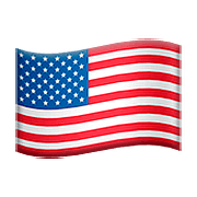 🇺🇸 Emoji Bandera: Estados Unidos en Apple iOS 10.0.