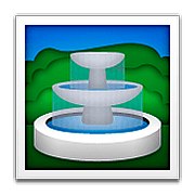 Émoji ⛲ Fontaine sur Apple iOS 10.0.