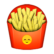 Emoji 🍟 Patatine su Apple iOS 10.0.