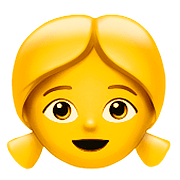 👧 Emoji Niña en Apple iOS 10.0.