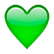 💚 Emoji Corazón Verde en Apple iOS 10.0.