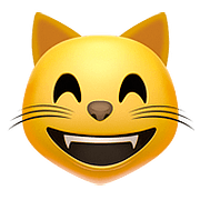 Emoji 😸 Gatto Che Sogghigna su Apple iOS 10.0.