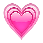 Émoji 💗 Cœur Grandissant sur Apple iOS 10.0.
