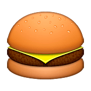 Emoji 🍔 Hamburger su Apple iOS 10.0.