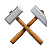 ⚒️ Emoji Hammer und Pickel Apple iOS 10.0.
