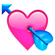 💘 Emoji Coração Com Flecha na Apple iOS 10.0.