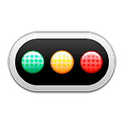 🚥 Emoji horizontale Verkehrsampel Apple iOS 10.0.