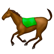 Emoji 🐎 Cavallo su Apple iOS 10.0.
