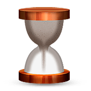 ⏳ Emoji Reloj De Arena Con Tiempo en Apple iOS 10.0.
