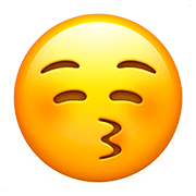 😚 Emoji Cara Besando Con Los Ojos Cerrados en Apple iOS 10.0.