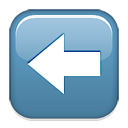 Émoji ⬅️ Flèche Gauche sur Apple iOS 10.0.