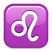 Emoji ♌ Segno Zodiacale Del Leone su Apple iOS 10.0.