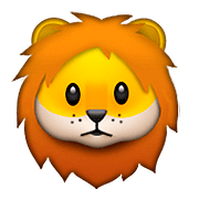 Émoji 🦁 Tête De Lion sur Apple iOS 10.0.