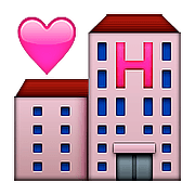 🏩 Emoji Hotel Del Amor en Apple iOS 10.0.