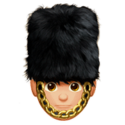 Emoji 💂🏼‍♂️ Guardia Uomo: Carnagione Abbastanza Chiara su Apple iOS 10.0.