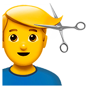 Emoji 💇‍♂️ Taglio Di Capelli Per Uomo su Apple iOS 10.0.