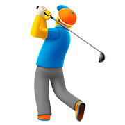 Emoji 🏌️‍♂️ Golfista Uomo su Apple iOS 10.0.