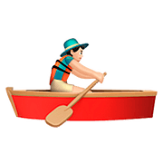 Emoji 🚣🏻‍♂️ Uomo In Barca A Remi: Carnagione Chiara su Apple iOS 10.0.